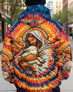 God And Lamb Swirl Men's All Over Print Shirt - Tlhn0503261