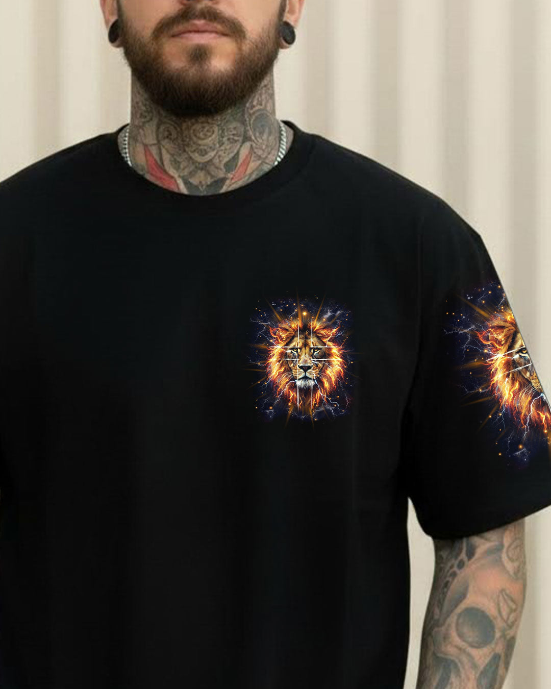 Jesus Dropped The Charges Lion Men's All Over Print Shirt - Yhhn0112251