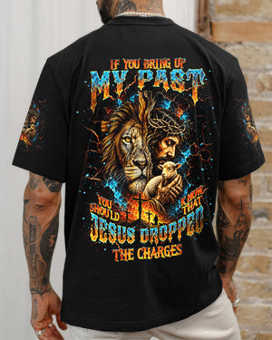Jesus Dropped The Charges Lion Jesus Men's All Over Print Shirt - Tlnt1505263