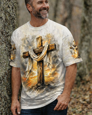I Can Do All Things Through Christ Lion Cross Men's All Over Print - Tltw2404264