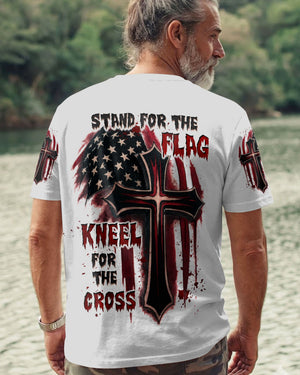 Stand For The Flag Kneel For The Cross Men's All Over Print Shirt - Tltw2005265