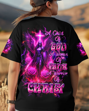A Child Of God A Woman Of Faith Warrior Women's All Over Print Shirt - Tltw1807254