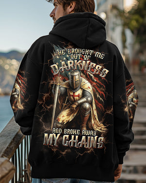 He Brought Me Out Of Darkness Warrior Men's All Over Print Shirt - Tltw0809255