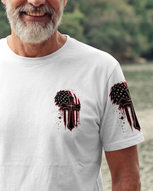 Stand For The Flag Kneel For The Cross Men's All Over Print Shirt - Tltw2005265