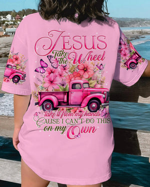 Jesus Take The Wheel Women's All Over Print Shirt - Tytd0301241