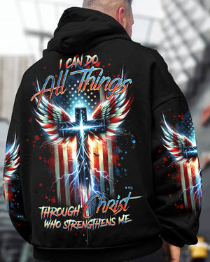 I Can Do All Things Cross Wings Men's All Over Print Shirt - Tltr1701244