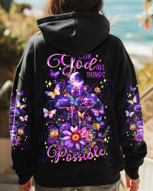 With God All Things Are Possible Women's All Over Print Shirt - Tlnt0912244