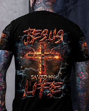 Jesus Saved My Life Men's All Over Print Shirt - Tlnt1604241