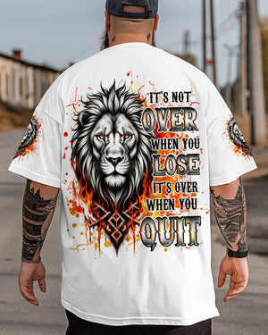 It's Not Over When You Lose Lion Men's All Over Print Shirt - Tltr1809252