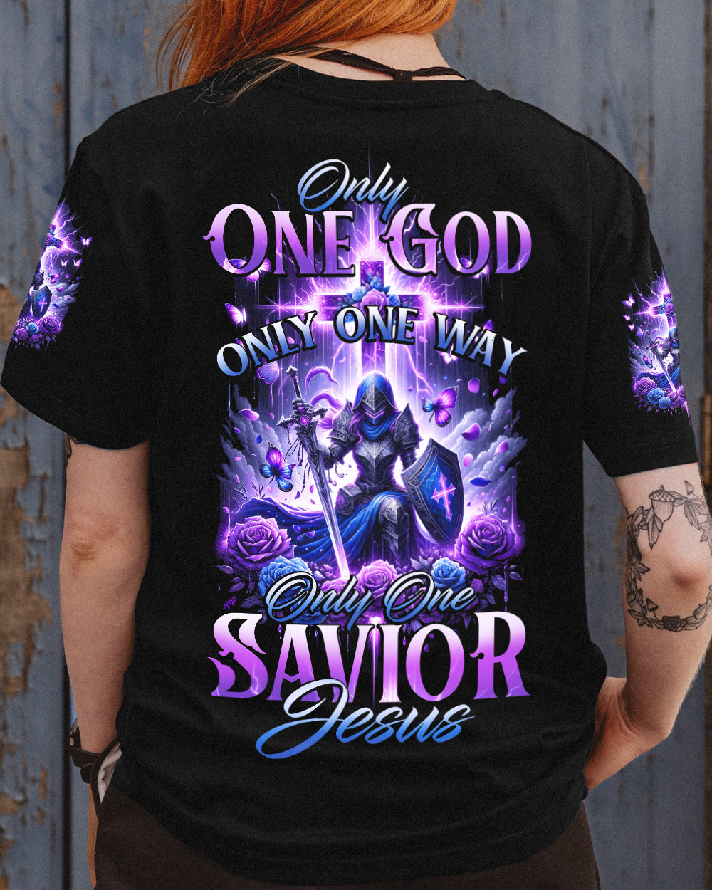 Only One God Women's All Over Print Shirt - Tytd1812234