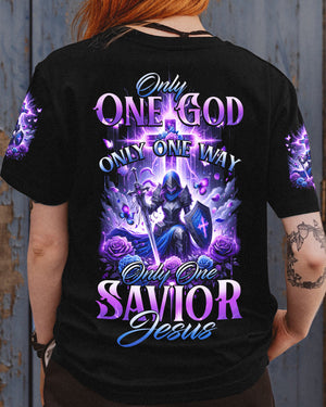 Only One God Women's All Over Print Shirt - Tytd1812234