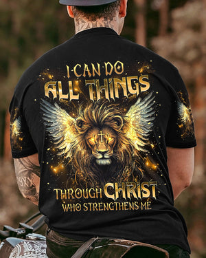 I Can Do All Things Lion Wings Men's All Over Print Shirt - Tlnt2603252