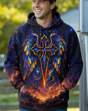 I Can Do All Things Through Christ Cross Wings Men's All Over Print - Tlhn2105263