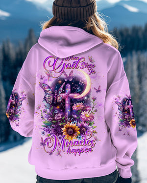 When God Steps In Miracles Happen Women's All Over Print Shirt - Tlnt0312242