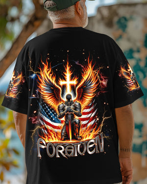 Forgiven Warrior Wings Men's All Over Print Shirt - Tlnt0703254
