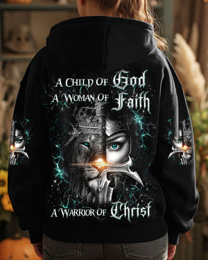 A Child Of God A Woman Of Faith Women's All Over Print Shirt - Yhdu0907243