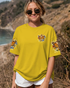 But God Butterfly Women's All Over Print Shirt - Tltw1102262