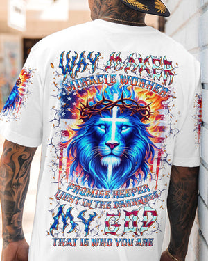 Way Maker Miracle Worker Cross Lion Men's All Over Print Shirt - Yhln0306244