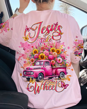 Jesus Take The Wheel Women's All Over Print Shirt - Tlnt0905241