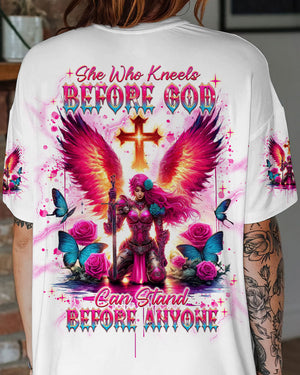 She Who Kneels Before God Women's All Over Print Shirt - Tlnt2304242