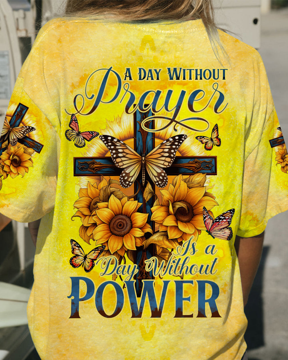 A Day Without Prayer Is A Day Without Power Women's All Over Print Shirt - Tytd0307233