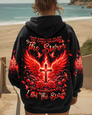 I Am The Storm Cross Wings Women's All Over Print Shirt - Tlnt1001254