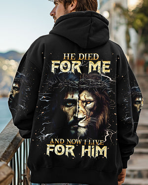 He Died For Me Lion Men's All Over Print Shirt - Tlnt0603252