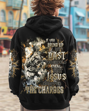 Jesus Dropped The Charges Lion Men's All Over Print Shirt - Tlnt1209242