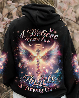 I Believe There Are Angels Among Us Women's All Over Print Shirt - Yhlt0201243