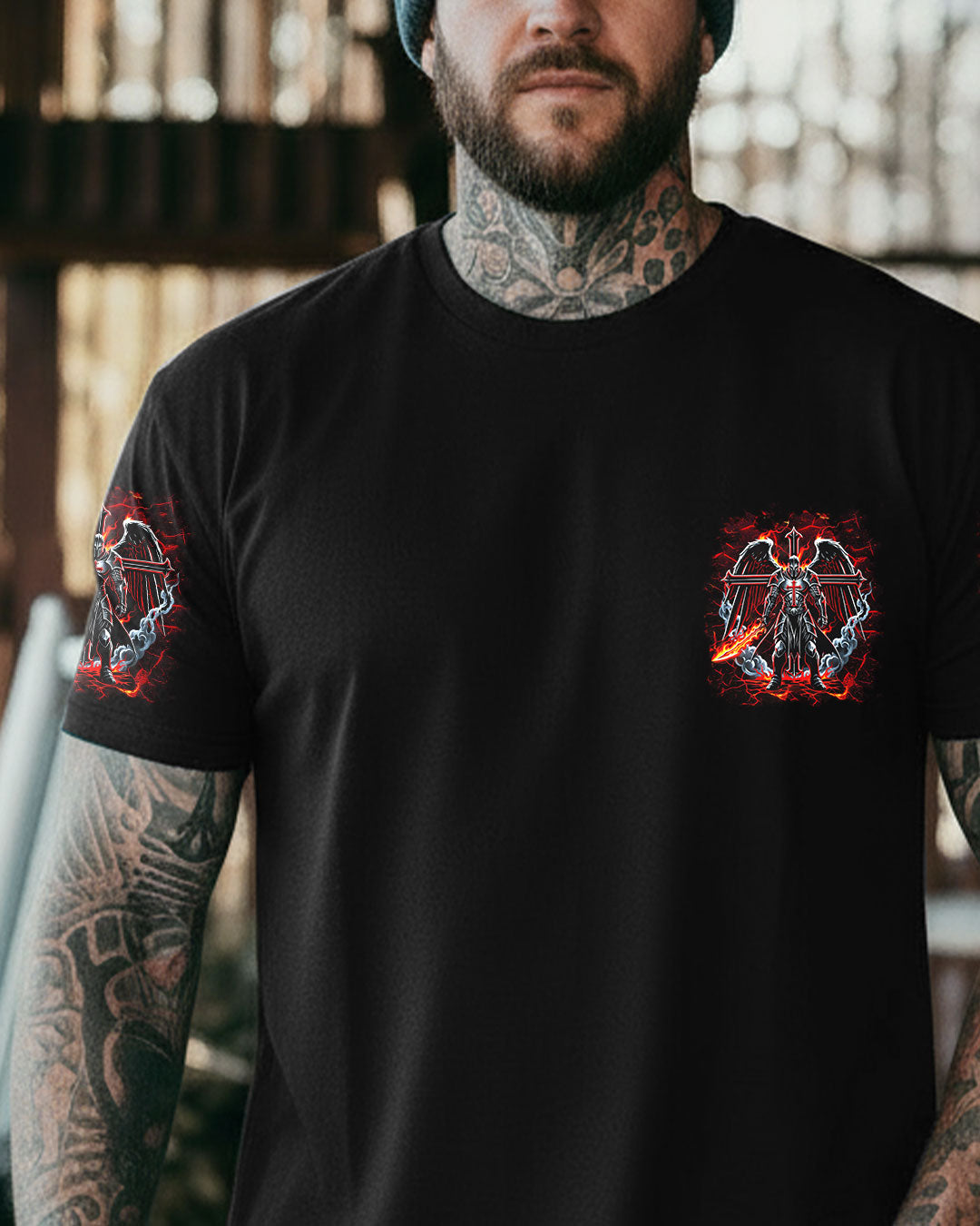 I Will Fear No Evil Warrior Men's All Over Print Shirt - Yhhn1811252
