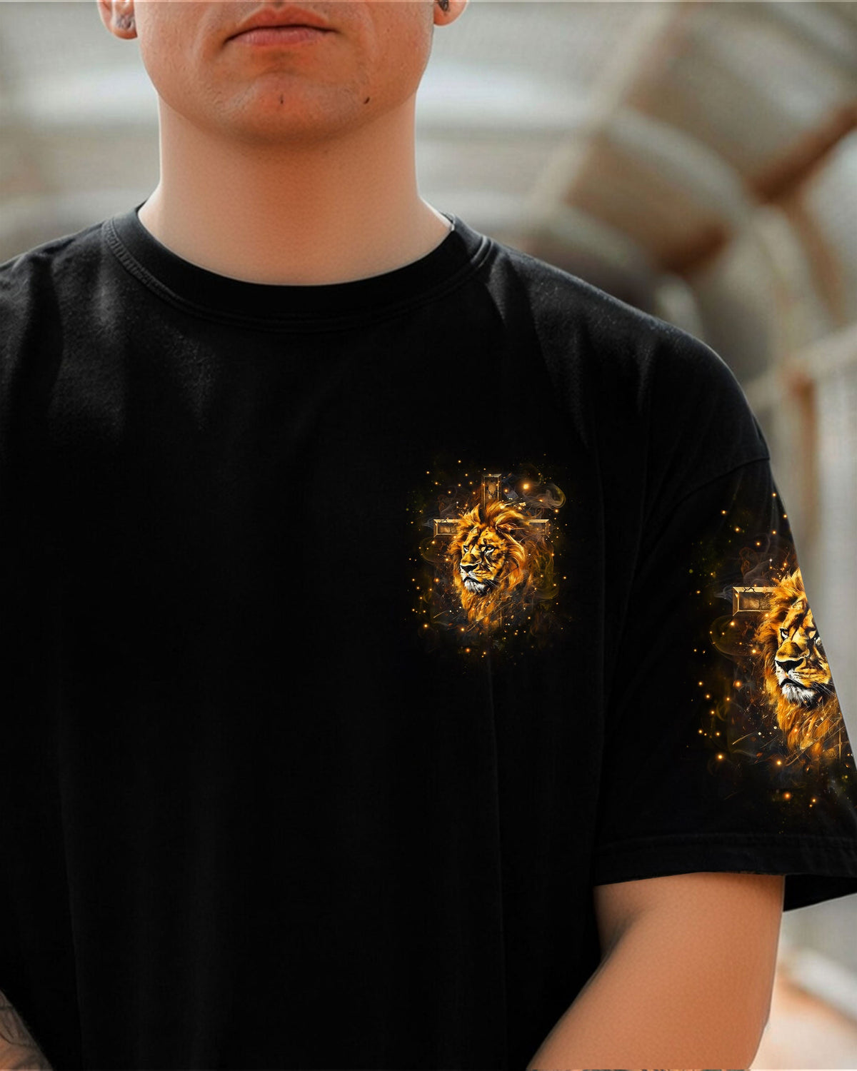 Jesus Dropped The Charges Lion Men's All Over Print Shirt - Yhhn0602262