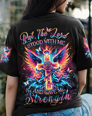 But The Lord Stood With Me Women's All Over Print Shirt - Yhlt2501244