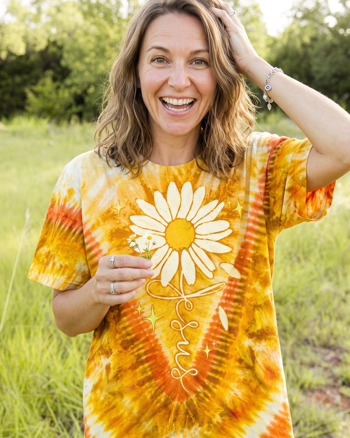 Jesus Daisies V Pattern Women's All Over Print Shirt - Tltw0207261