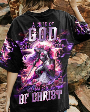 A Warrior Of Christ Women's All Over Print Shirt - Tlnt0801243