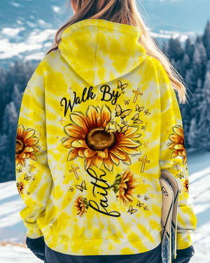 Walk By Faith Sunflower Women's All Over Print Shirt - Tlnt0906252