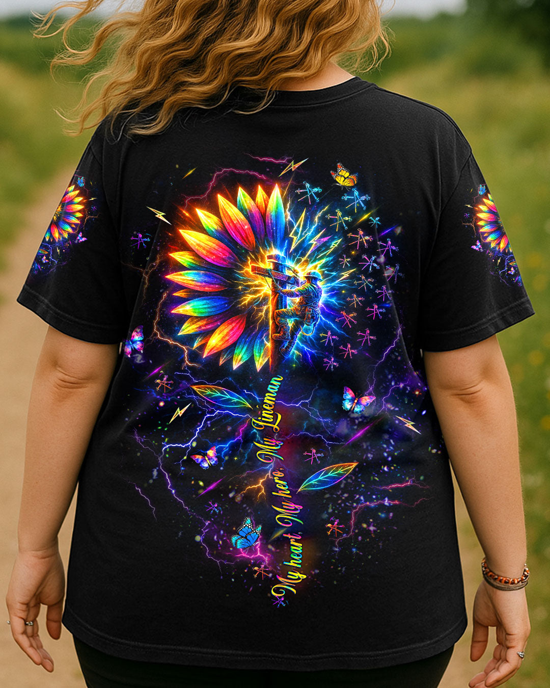 MY HEART MY HERO MY LINEMAN ALL OVER PRINT - YHLT3107252