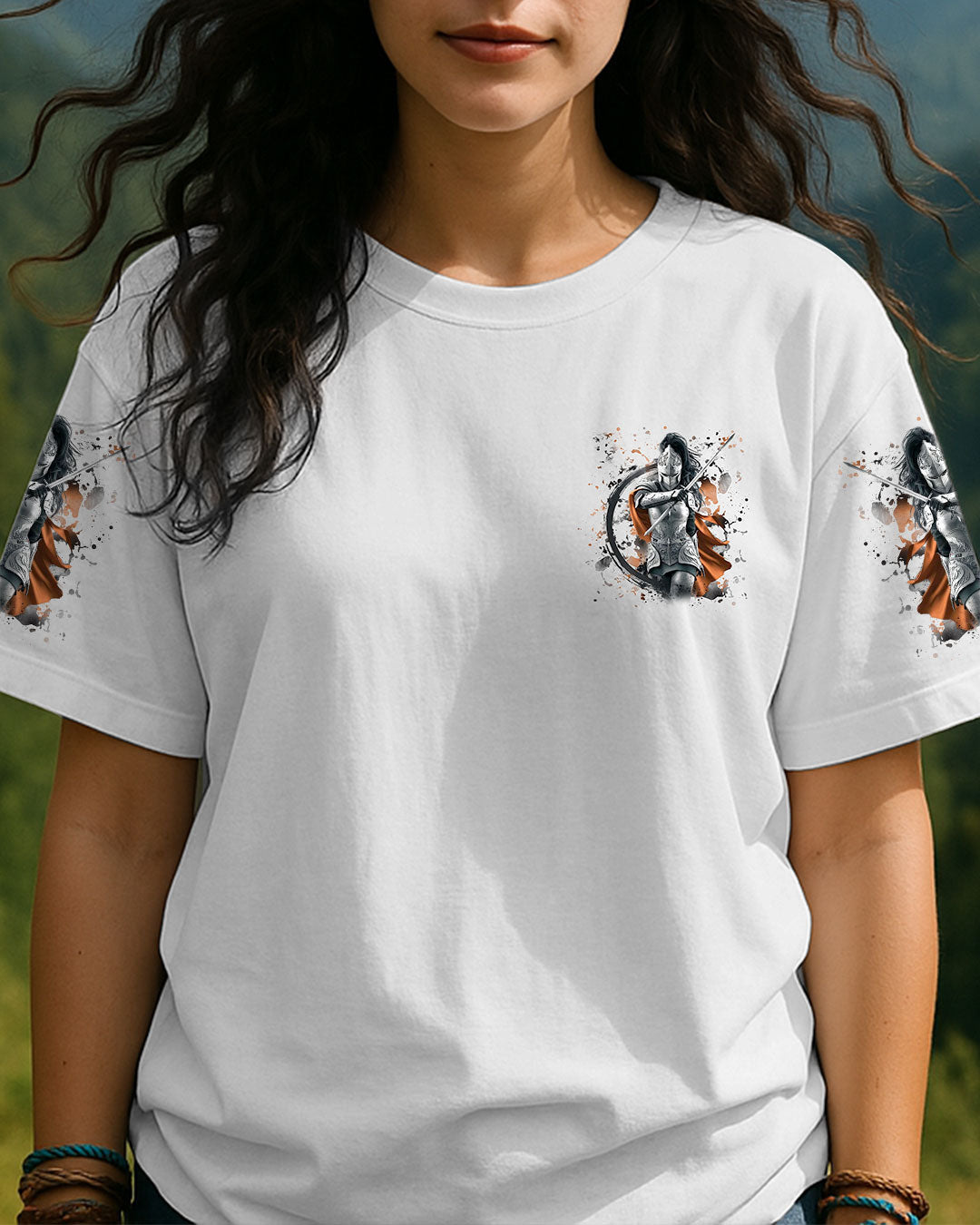 A Child Of God A Woman Of Faith Women's All Over Print Shirt - Yhln2409253