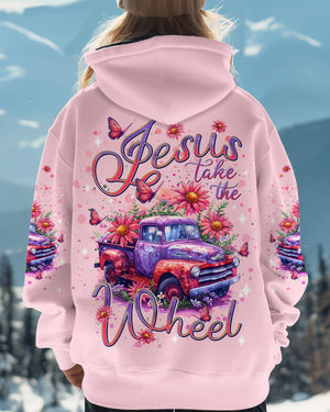Jesus Take The Wheel Women's All Over Print Shirt - Tlnt2406251