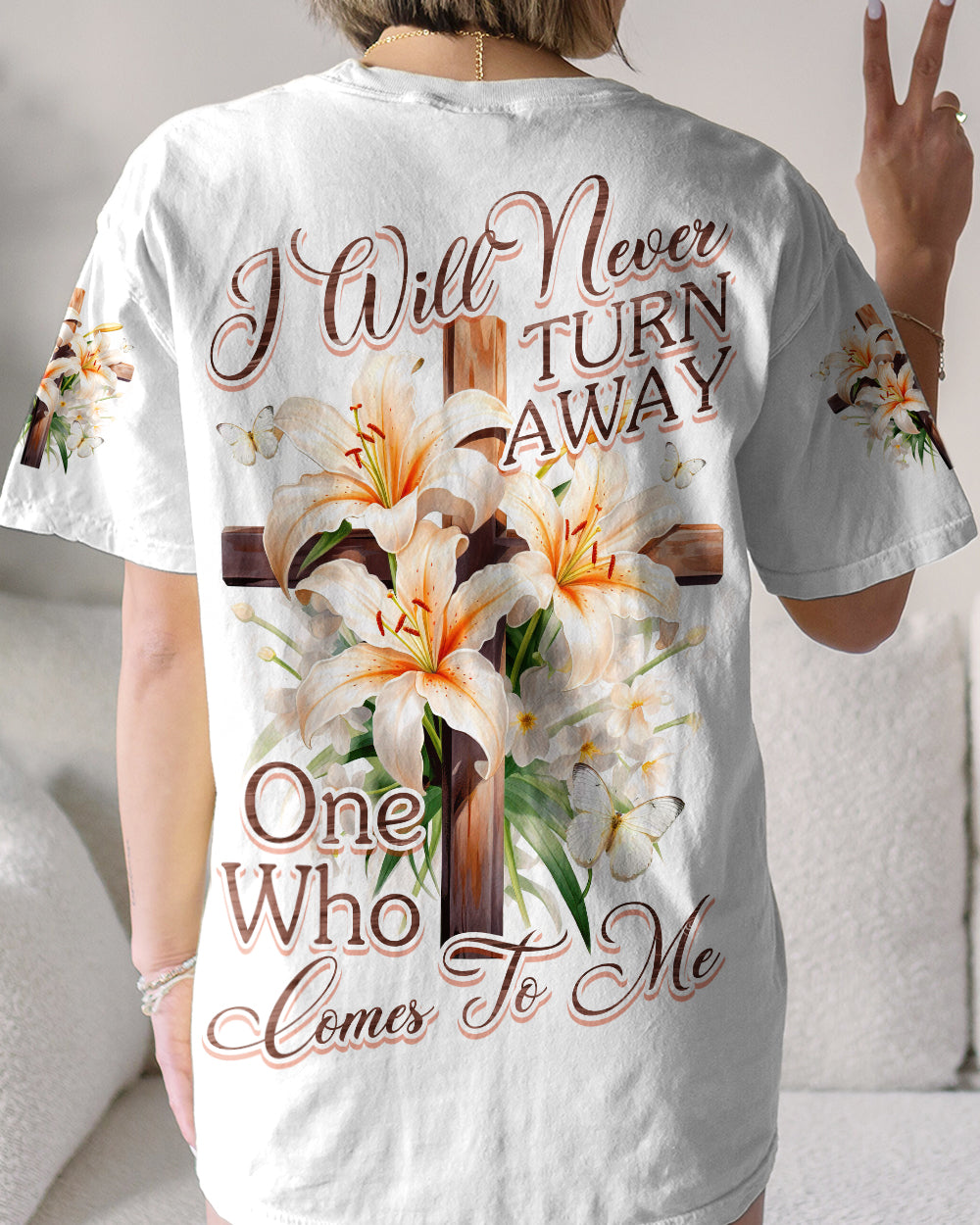Never Turn Away Women's All Over Print Shirt - Tytd1407232