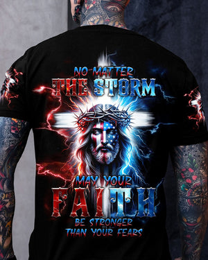 No Matter The Storm Men's All Over Print Shirt - Tlnt2610234