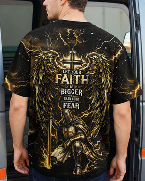 Let Your Faith Be Bigger Than Your Fear Warrior Men's All Over Print Shirt - Tlnt0704263