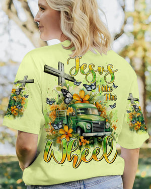 Jesus Take The Wheel Women's All Over Print Shirt - Tltr1601242