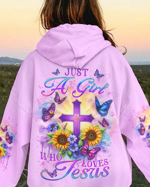 Just A Girl Who Loves Jesus Women's All Over Print Shirt - Yhlt2712233