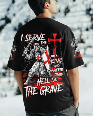 I Serve The Only King Warrior Men's All Over Print Shirt - Tlnt2612251