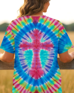 Colorful Swirl Cross Women's All Over Print Shirt - Yhhn0601263