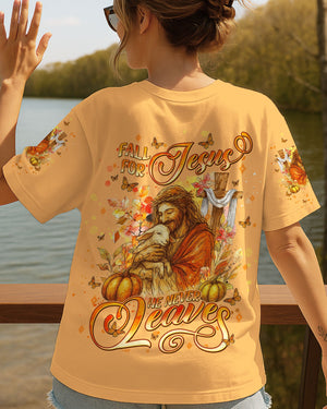 Fall For Jesus Autumn Women's All Over Print Shirt - Tlnt2907254