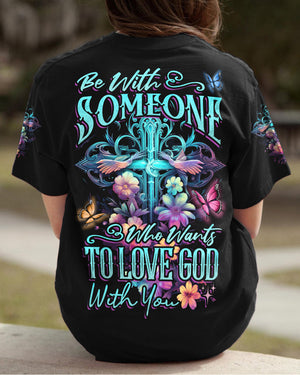Love God With You Women's All Over Print Shirt - Tytd2806233