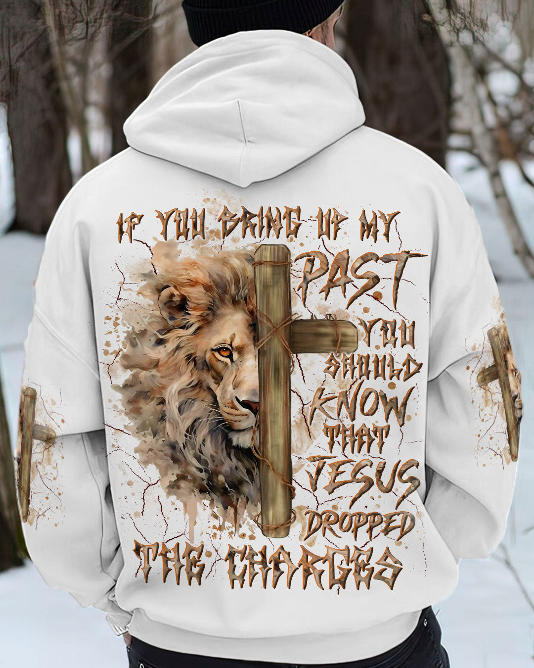 Jesus Dropped The Charges Lion Men's All Over Print Shirt - Yhln2308242