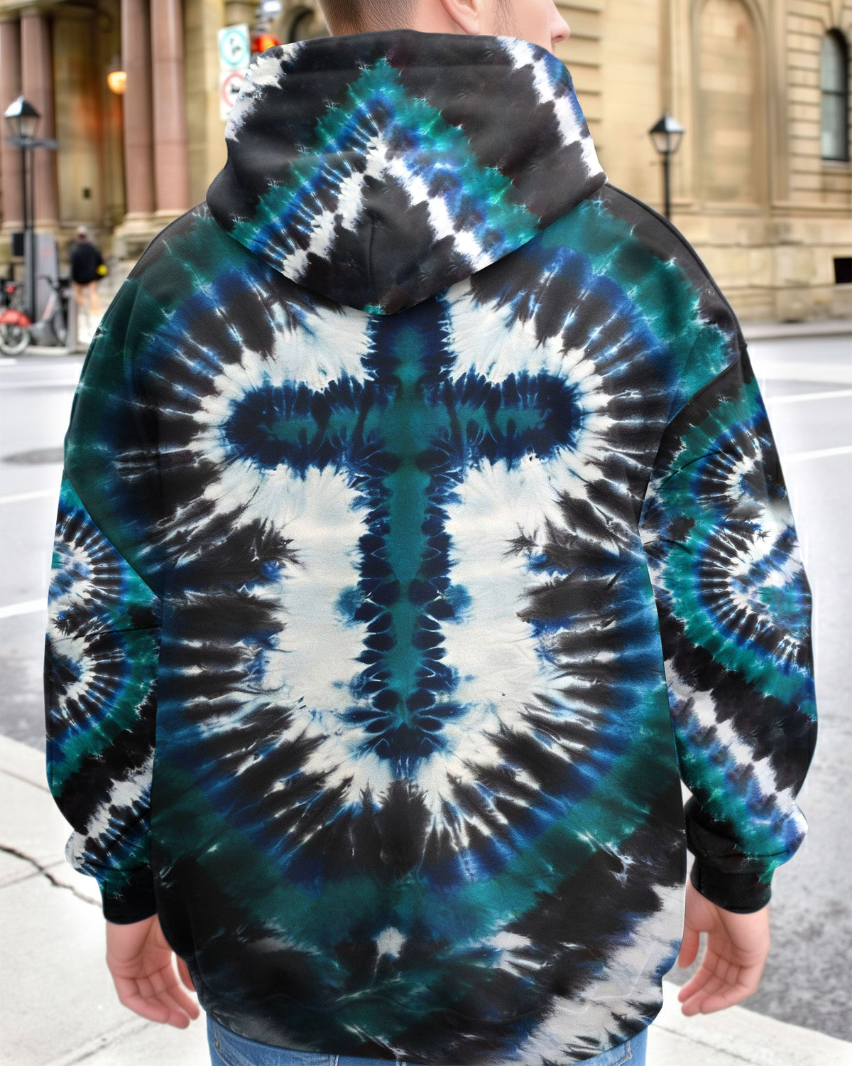 Tie Dye Cross Men's All Over Print Shirt - Yhhn1912252