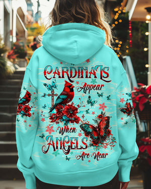 When Cardinals Appear Angels Are Near Women's All Over Print Shirt - Tltw2110243